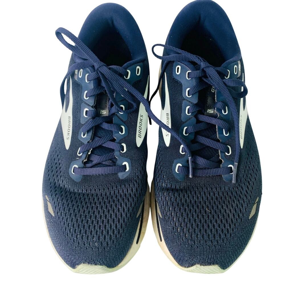 Brooks Ghost 15 Womens Running Shoes Blue Athletic Sneakers Size 11 B
